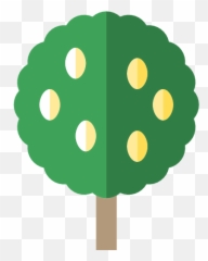 Botanical Ecology Lemon Tree Nature Tree Icon Emoji,Autumn Leaf Emoticon.