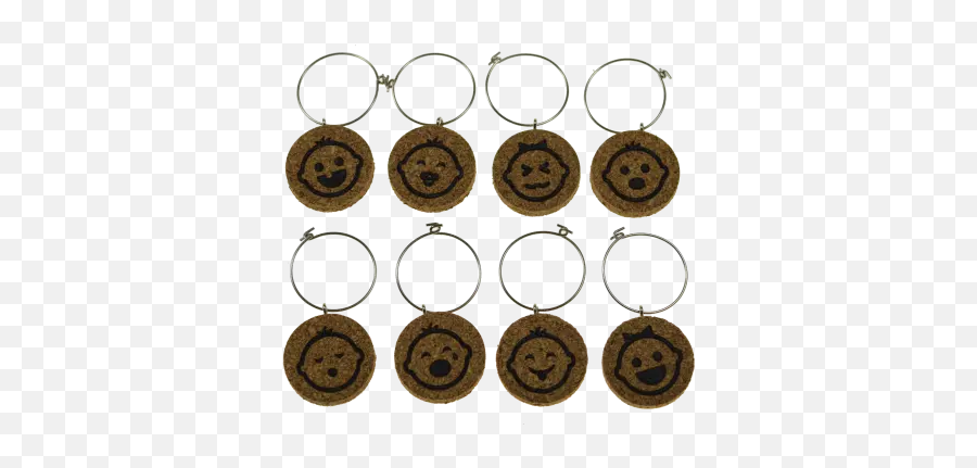 Wine Charms Set Wine Glass Charm Tag Identifier Collection Emoji,Wine Emoji