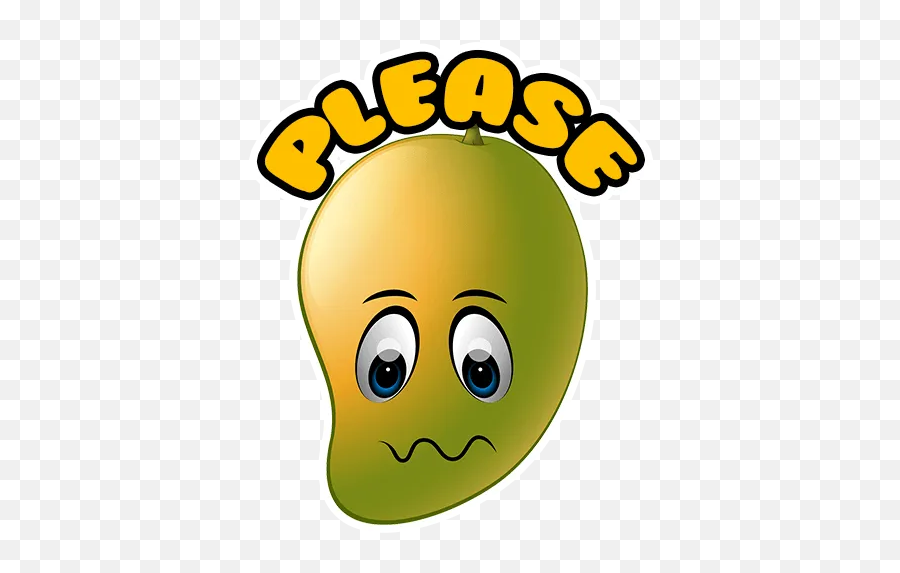 Mango Emoji By Marcossoft - Sticker Maker For Whatsapp,Slight Fever Emoji