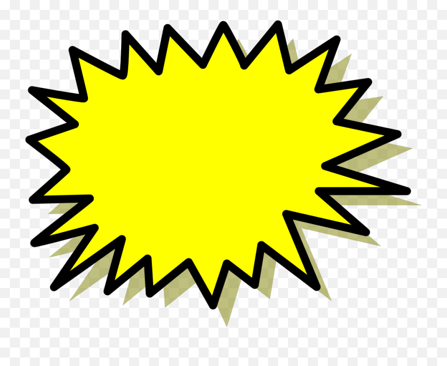Yellow Explosion Png Svg Clip Art For Web - Download Clip Emoji,Explosions Emoji