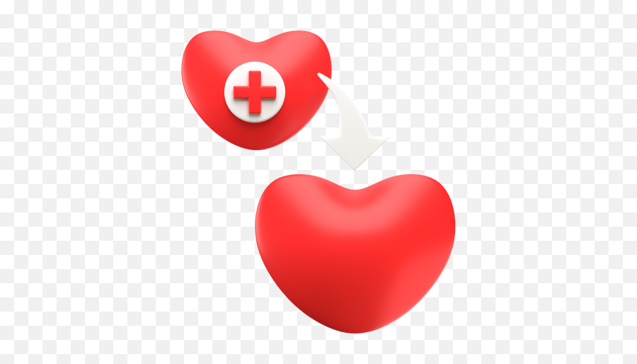 Premium Heart Attack 3d Illustration Download In Png Obj Or Emoji,Heart Anatonical Emoji