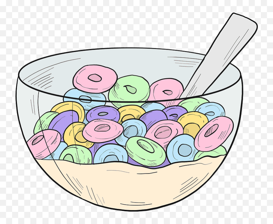 Breakfast Clipart Transparent Background 9 - Clipart World Emoji,Cereal Bowl Emoji