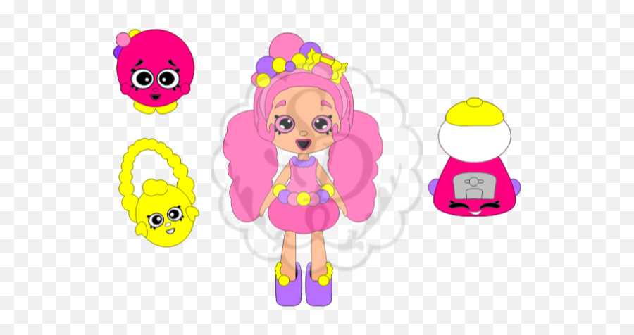 Bubble Gum Kin - 2017 Fictional Character Emoji,Bubble Gum Emoji