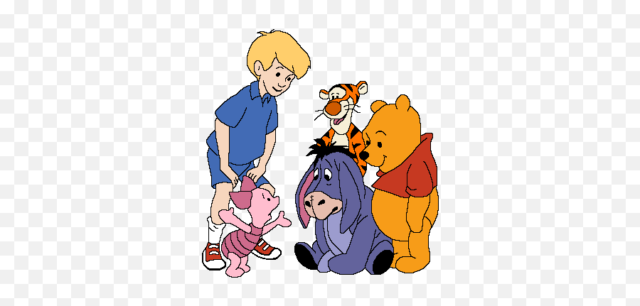 100 Acre Woods - Winnie De Pooh Personages Emoji,Eeyore Emoticons