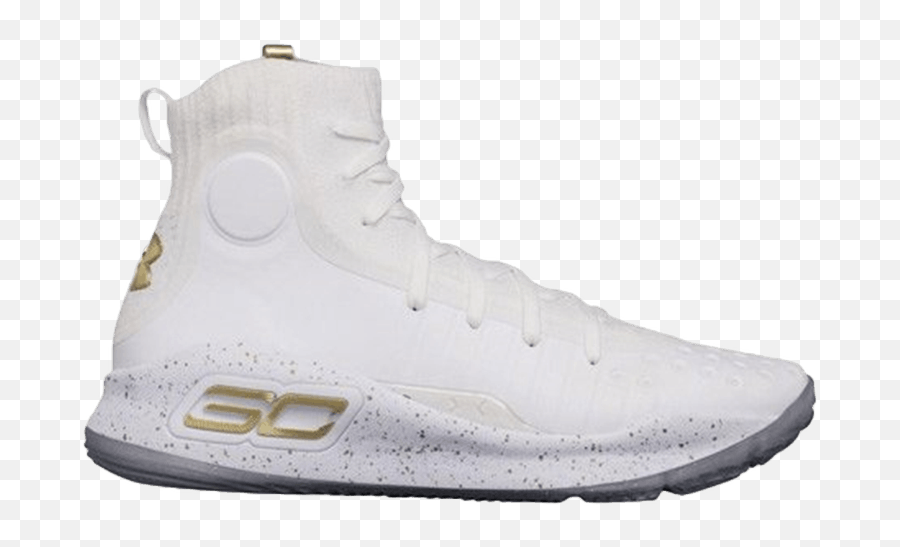 White And Gold Under Armour Basketball Shoes - Under Armour Curry 4 White Gold Emoji,Kohls Emoji Shirt