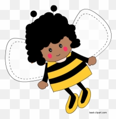 Free Honey Bee And Beehive Clip Ar - Fictional Character Emoji,Free African American Emojis