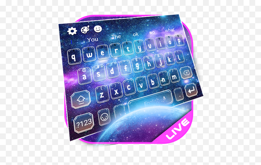 Live Galaxy Keyboard Theme U2013 Apps On Google Play - Office Equipment Emoji,How To Make Emojis On Computer Keyboard