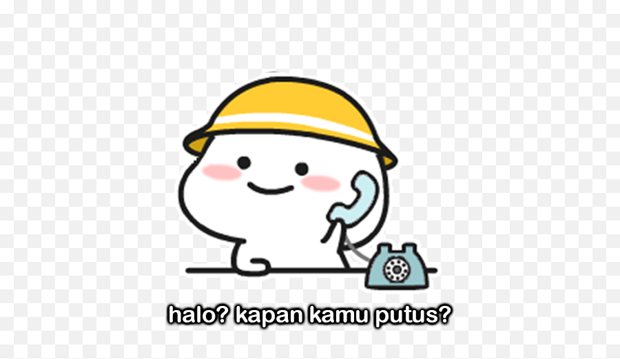 Stiker Whatsapp Kartun Kartu Lucu Ilustrasi Lucu - Happy Emoji,Arti Gambar Emoticon Whatsapp