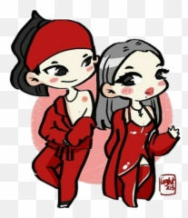 Skydragon Gdragon Cl Sticker - Cl And Gd Fanart Emoji,Blackjack Emoji