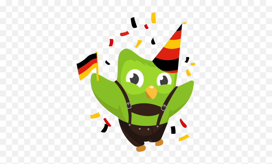The Duolingo Incubator - Duolingo German Emoji,Lederhosen Emoji
