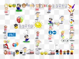 Stick Figure Photo Background - Dot Emoji,Emoticon Dudoso