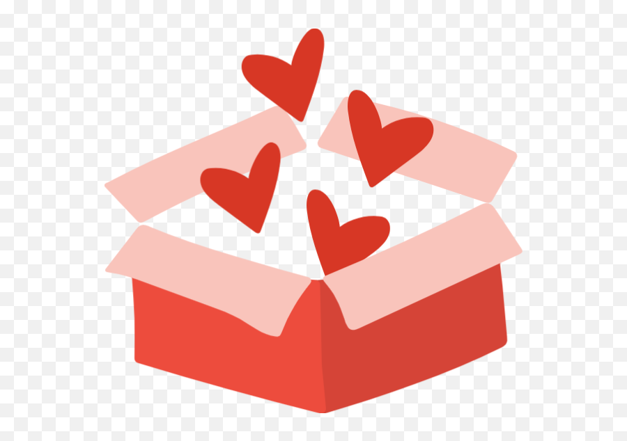 Free Kissing Clip Art U0026 Customized Illustration Fotor - Heart In Box Vector Emoji,Emoji Valentine Boxes