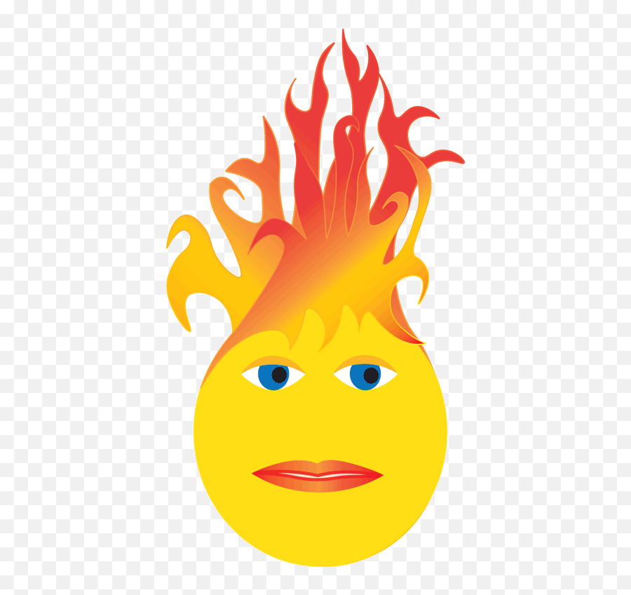 Fire Emoji - Happy,Fire Emoji