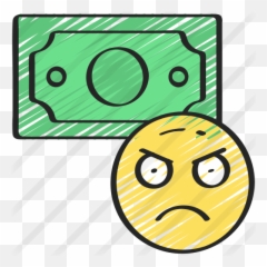 Negative - Happy Emoji,Sketchy Face Emoji