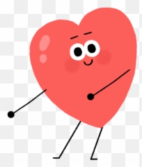 Pin - Heart Cartoon Gif Transparent Emoji,Rabbi Emoji