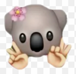 Koala Emoji Png - Koala Bear Emoji,Teddy Bear Emoji