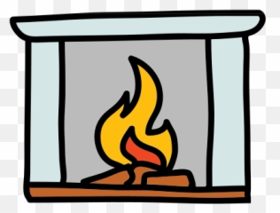 Fireplace Icon - Cartoon Fireplace Clip Art Emoji,By The Fireplace Emoji