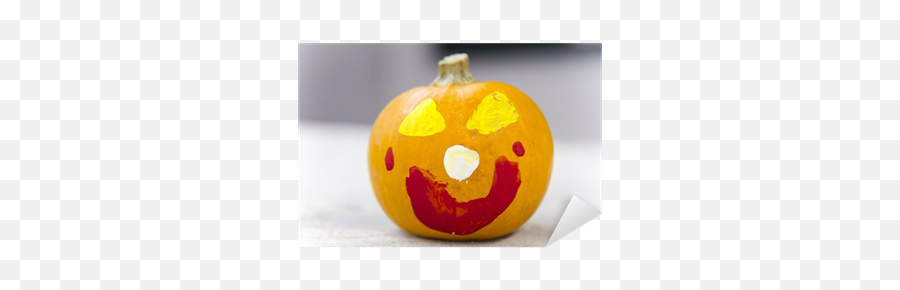 Halloween Pumpkin Face Painting Sticker U2022 Pixers - We Live To Change Emoji,Jack O'lantern Emoticon