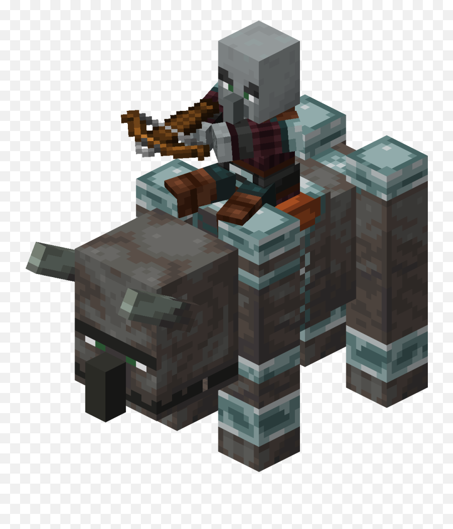 Illager U2013 Official Minecraft Wiki - Minecraft Ravager Png Emoji,Emojis In Minecraft Renaming