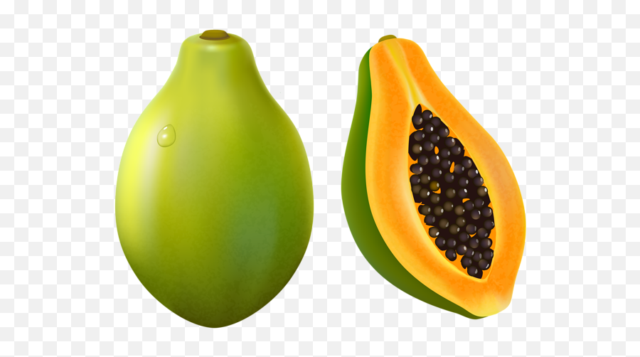 Papaya Fruit Sticker - Clipart Images Of Papaya Emoji,Papaya Emoji