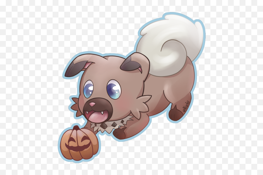 Happy Emoji,Good Rockruff Emotion