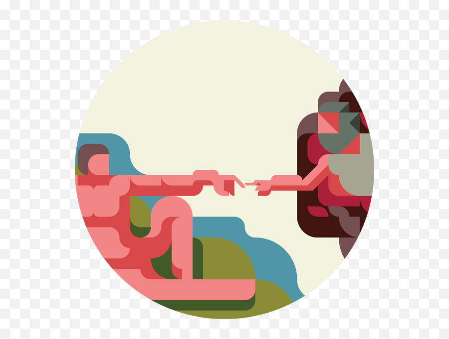 Adam Creation Illustrations Clipart - Creation Of Adam Illustration Emoji,Adam And Eve Iphone Emojis