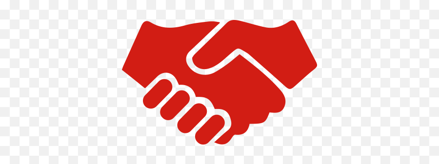 Management Services - Business Handshake Logo Emoji,Parking Emoticon Red