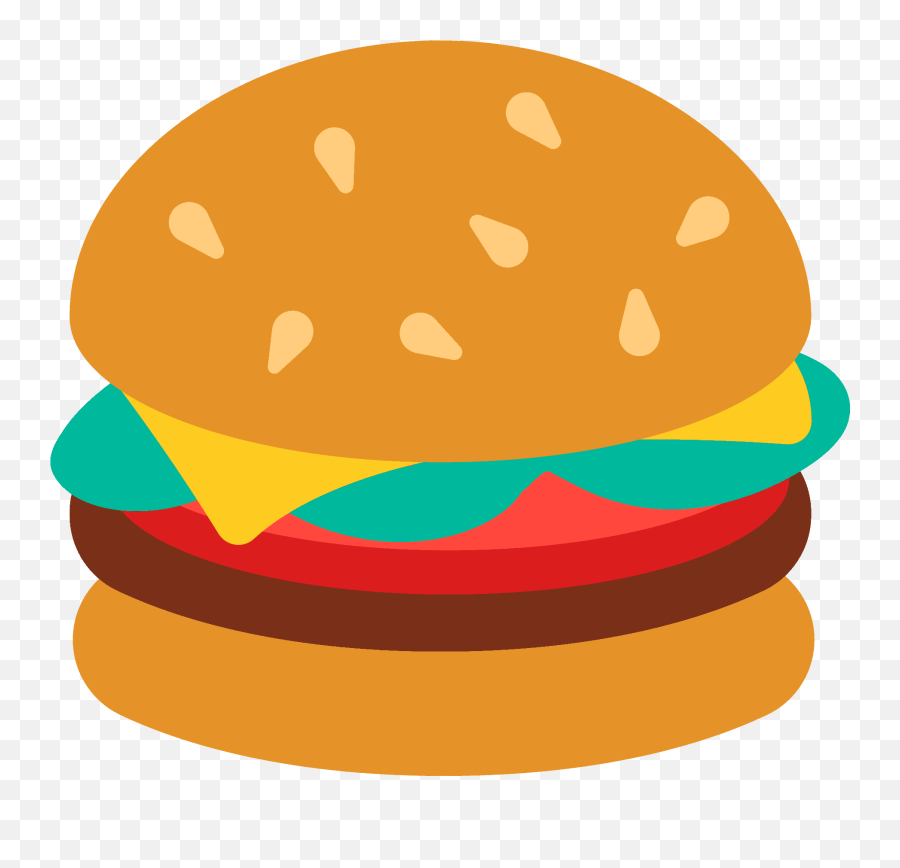 Hamburger Emoji - Emoji Food And Drink,Hamburger Emoji