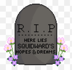 Pixel Art Tumblr Background Posted By Zoey Walker - 8bit Gravestone Transparent Emoji,Pixel Emojis Tumblr