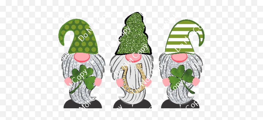 Print N Cut Ready To Apply Vinyl Transfers St Patricku0027s Day - St Patricks Gnomes Emoji,Vent St Patrick's Day Emotions