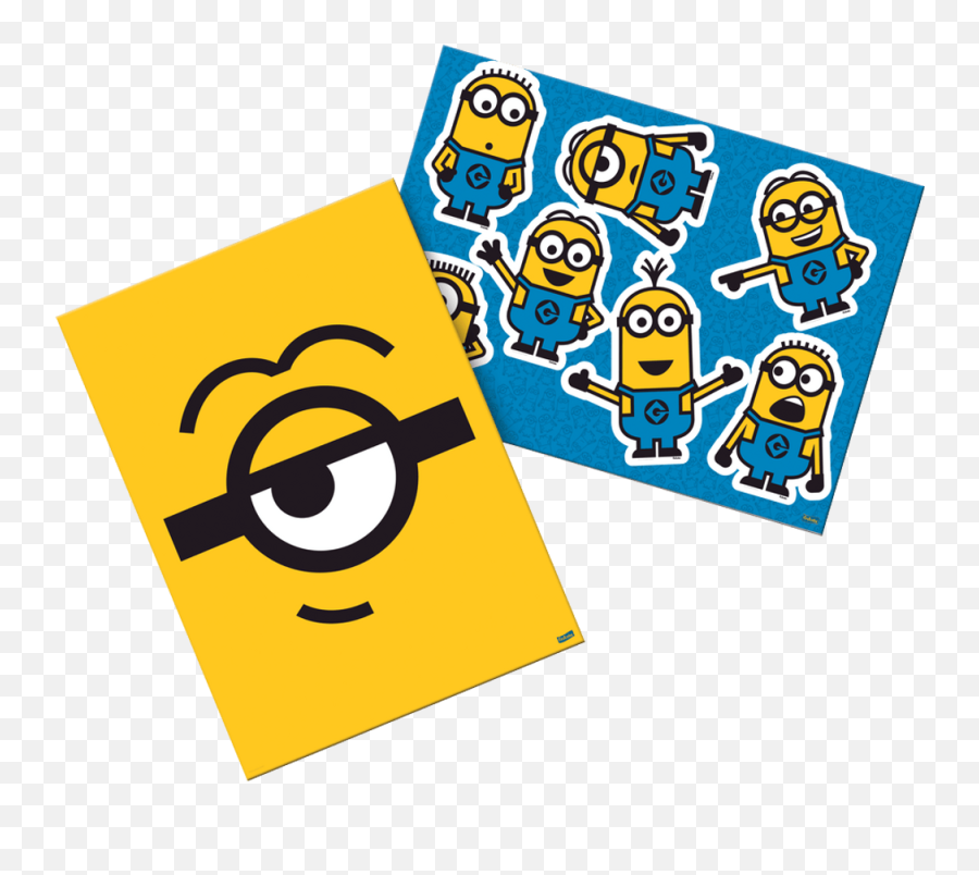 Kit Decorativo Minions Festcolor - Kit Decorativo Minions Festcolor Emoji,Emoticons Meu Malvado Favorito