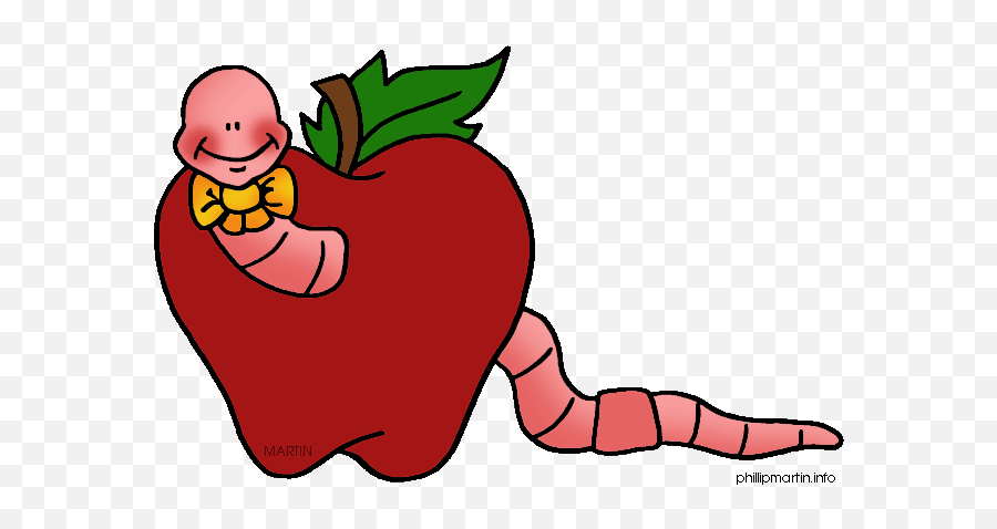 Worm Apple Gif - Worms Ppt Template Emoji,Apple With Worm Emoticon