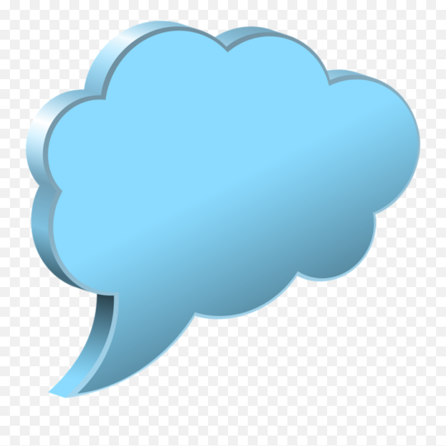 Clouds Clipart Thought Bubble Clouds Thought Bubble - Transparent Bubble Of Speech Emoji,Bubble Emoji