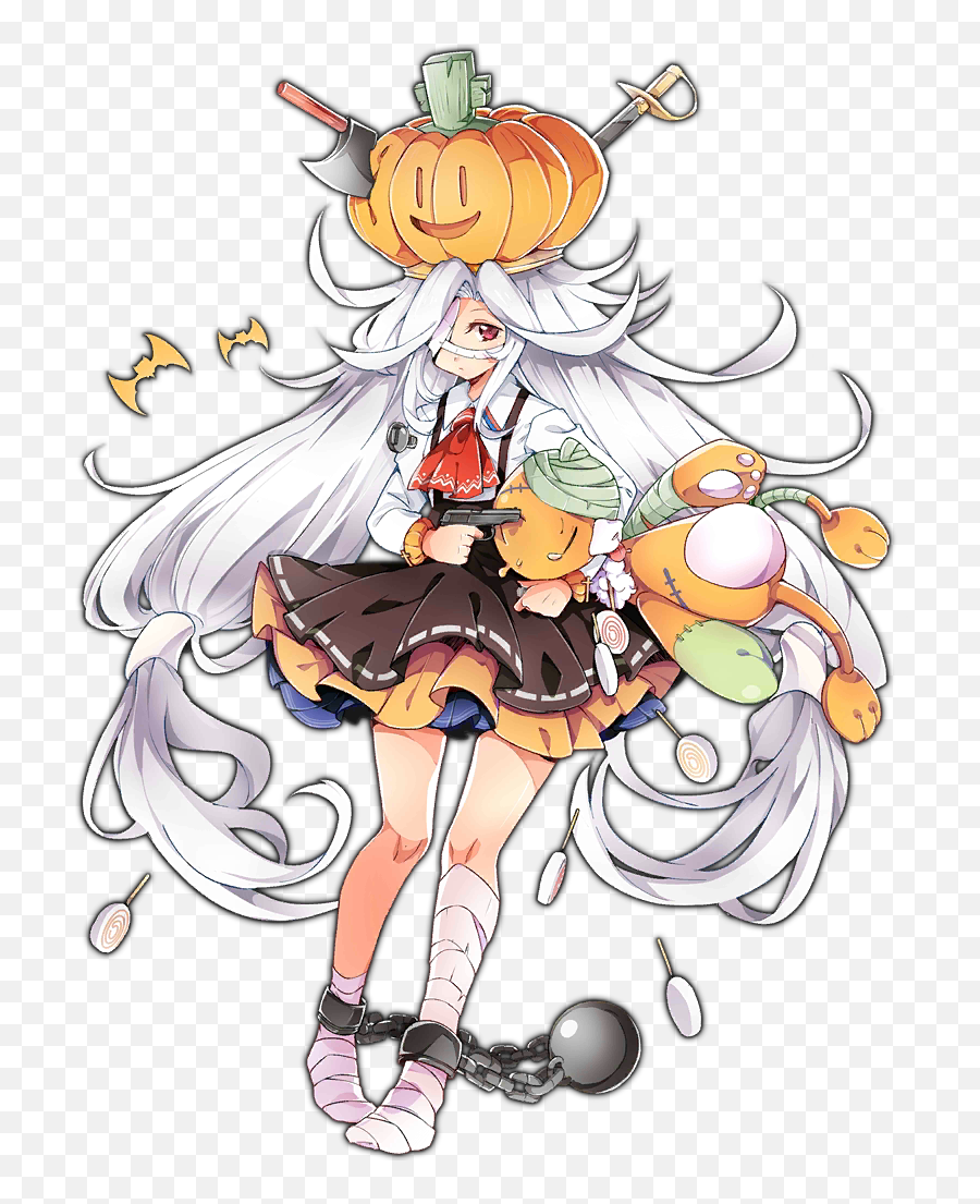 Vector - Pumpkin Mishka Gfl Emoji,Emotions Of Tails Doll