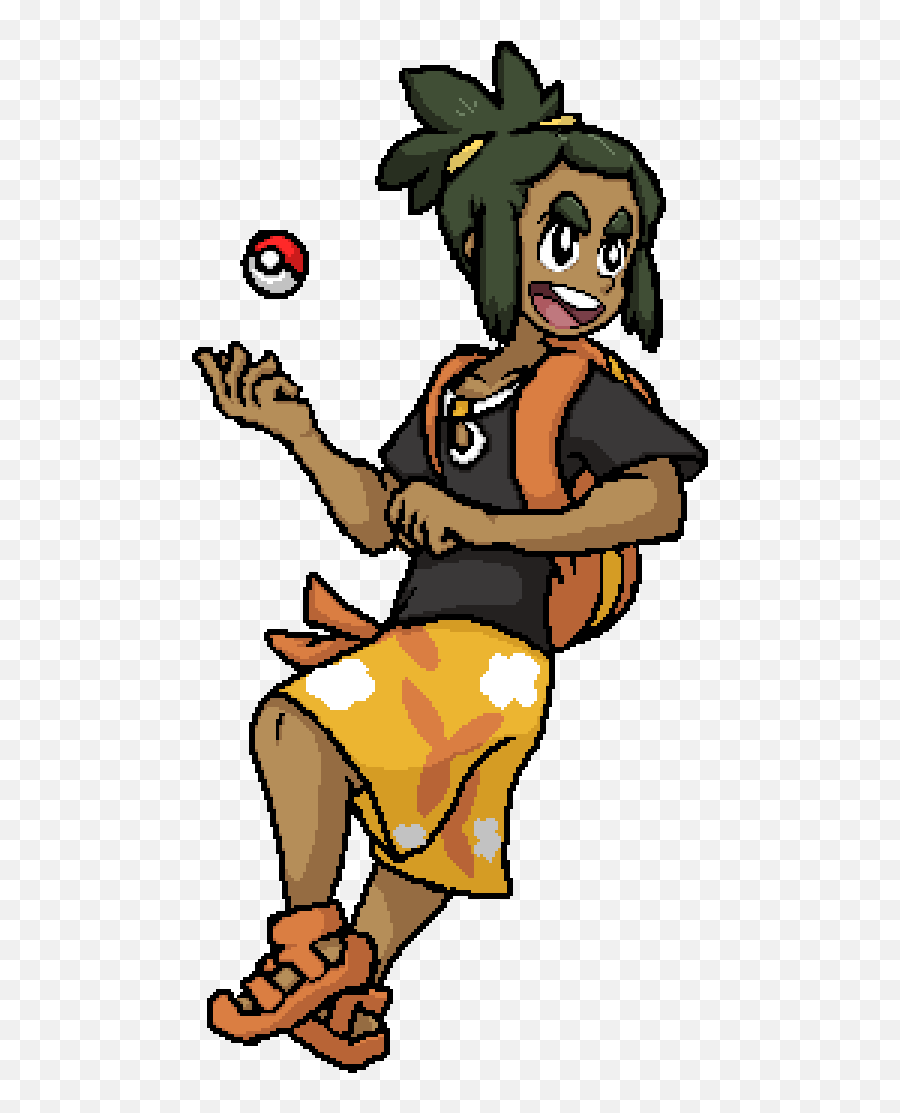 Hau Rivals Of Aether Workshop Wiki Fandom - Hau Pokemon Gif Emoji,Pokemon Sun Main Character No Emotion