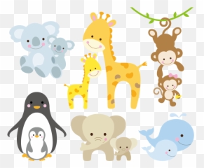 Download Vector Infant Giraffe Animal - Clip Art Baby Animals Emoji,Giraffe Emoticon