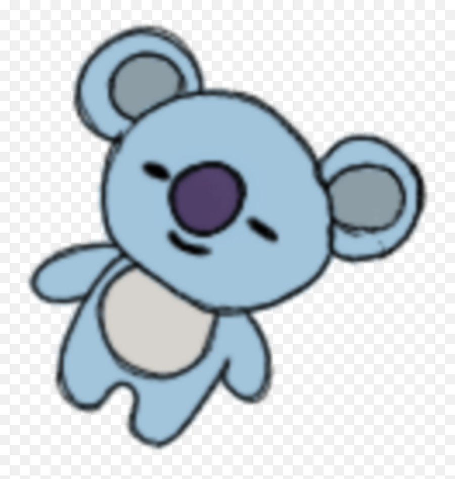 Koala Bear Koalabear Cute Draw Sticker - Dot Emoji,Koala Bear Emoji