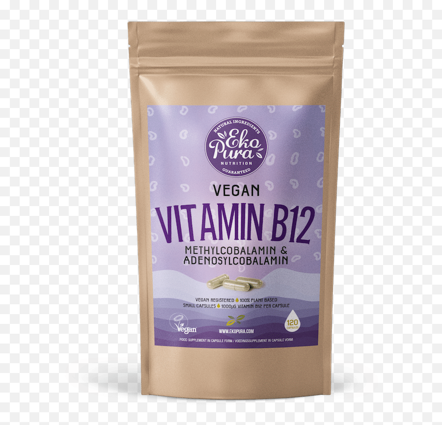 Vegan Vitamin B12 - Ekopura Nutrition 120 Capsules Emoji,Mathil Has No Emotions