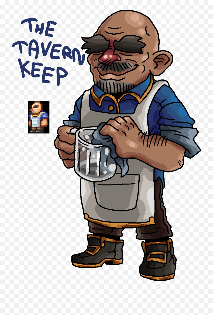 The Tavernkeepu0027ll Keep Your Mug Brimming Terraria Emoji,Terraria Npc Emoticons