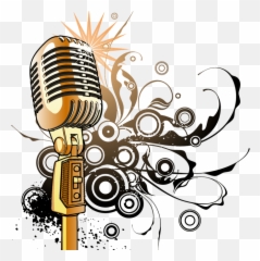 Transparent Background Mic Logo Png - Background Mic Emoji,Microphone Emoji Transparent