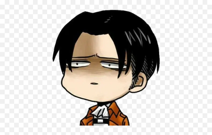 Aot Chibi 2 Sticker Pack - Stickers Cloud Emoji,Attack On Titan Emotions Meme