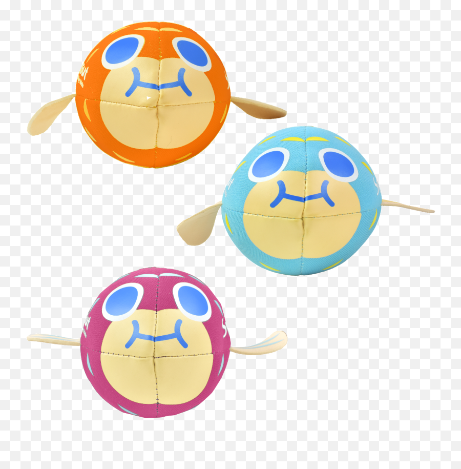 Neoprene Pufferfish Splash Ball - Happy Emoji,Swimming Emoticon