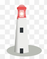 White Lighthouse Clipart - Vertical Emoji,Lighthouse Emoji
