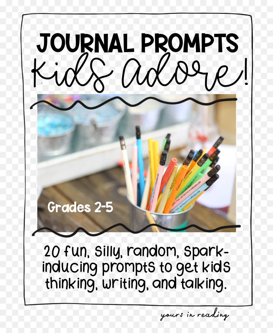 Journal Prompts Kids Adore Free Resource Reading - Horizontal Emoji,Alphabetical List Of Emotions