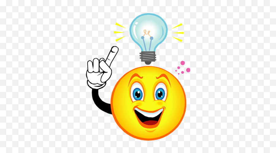 Smiley Clipart Surprise Smiley Surprise Transparent Free - Thinking Emoji With Light Bulb,Happy Surprise Emoji