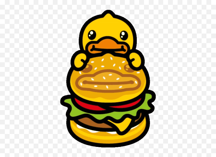 Bduckparty8 Kmgif 640x640 - B Duck Gif Food Emoji,Buffy Emoji
