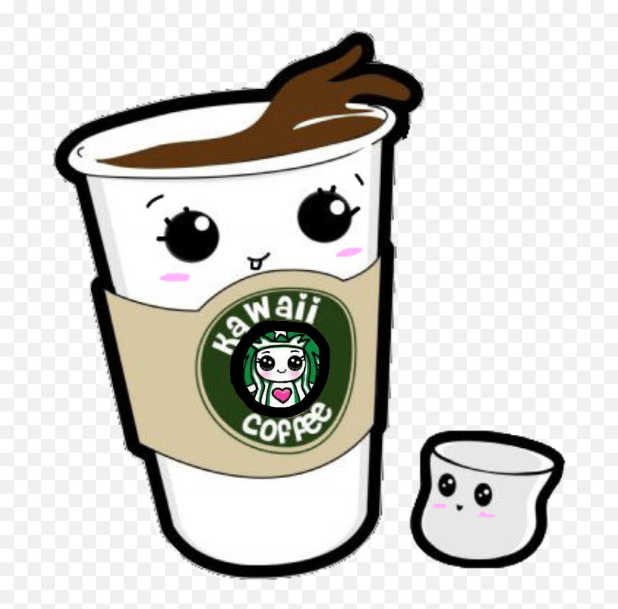 Draw So Cute Coloring Pages Starbucks - Novocomtop Cafe Starbucks Kawaii Emoji,Ldshadowlady Emoji