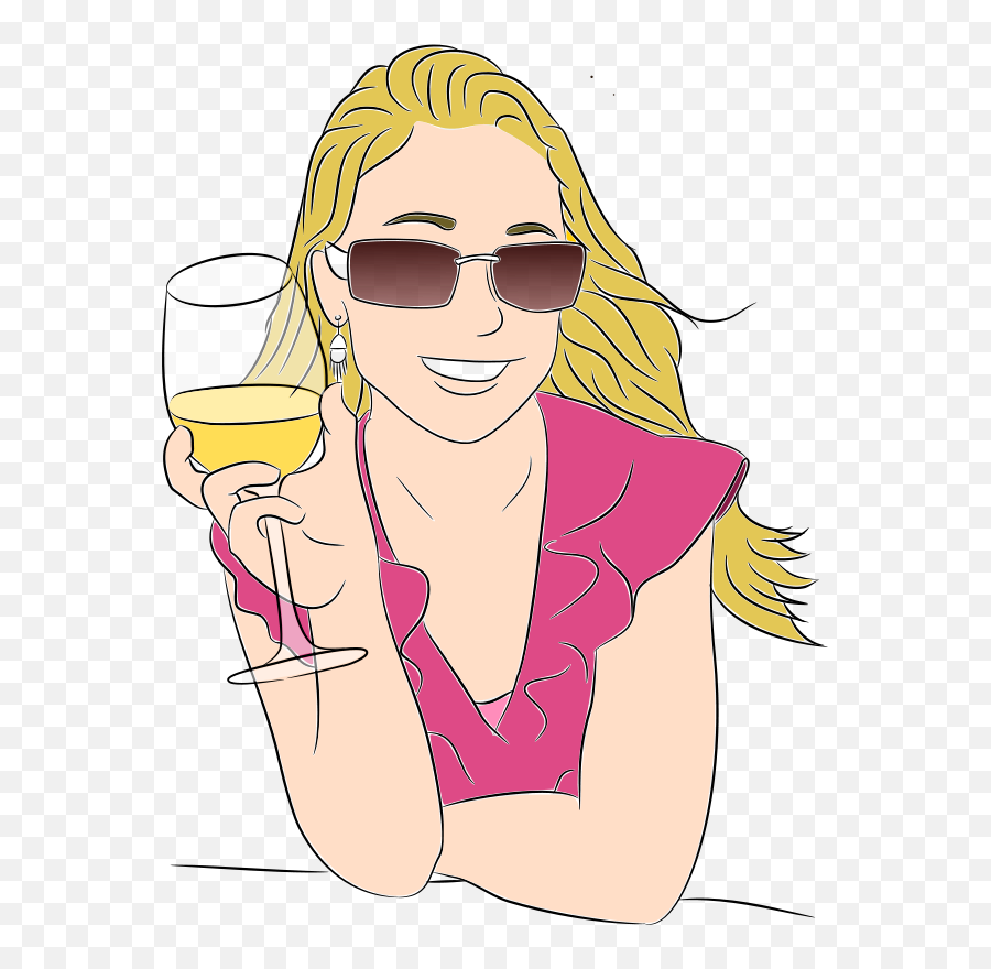 Wine Tasting Clipart - 30th Birthday Girl Emoji,Emoticons 