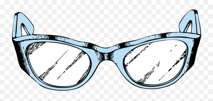 White Girl With Glasses Cartoon - Clip Art Library Clip Art Eye Glasses Emoji,Eye Emotion Glasses