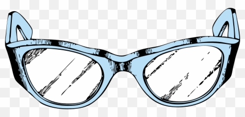 White Girl With Glasses Cartoon - Clip Art Library Clip Art Eye Glasses Emoji,Eye Emotion Glasses